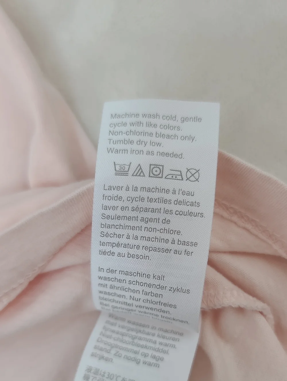 J Crew Broken-In Essential Cotton Crew Neck Short Sleeve Jersey Tee Peach/Pink